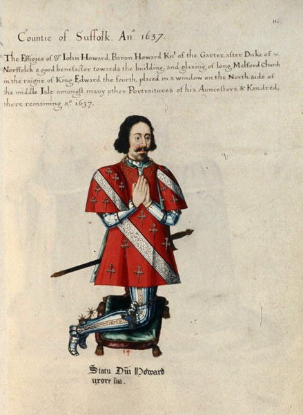 Sir John Howard Baron Howard Ridder van de Kousenband door Henry Lilly