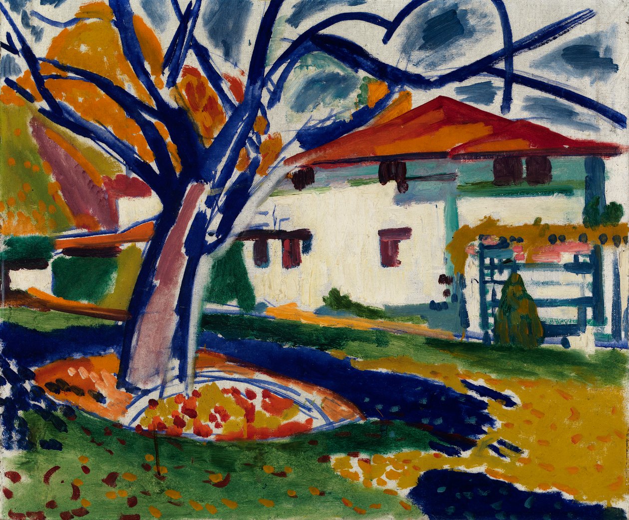 Blauwe Bomen, 1915-1916 door Henry Lyman Saÿen