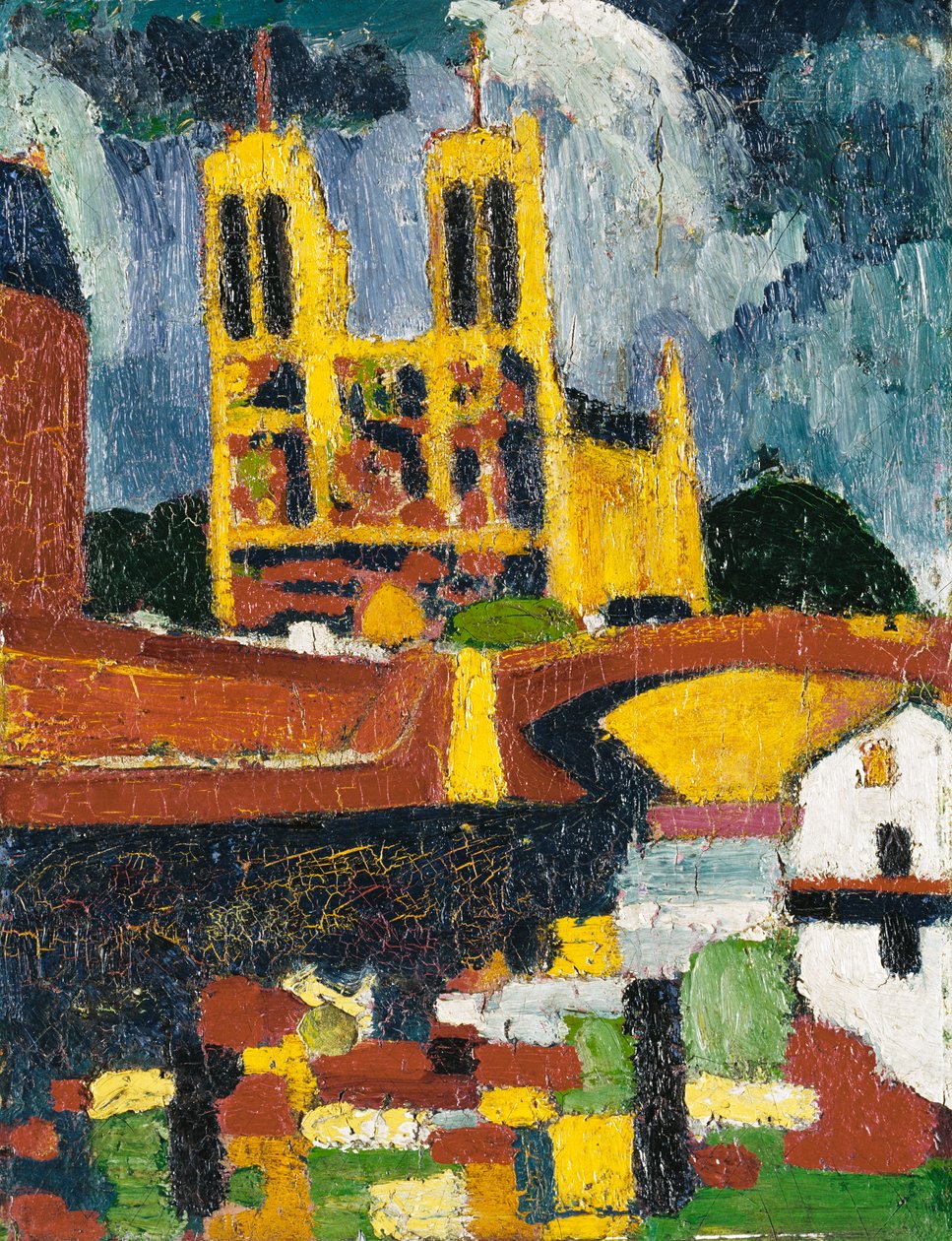 Notre Dame, ca. 1907 door Henry Lyman Saÿen