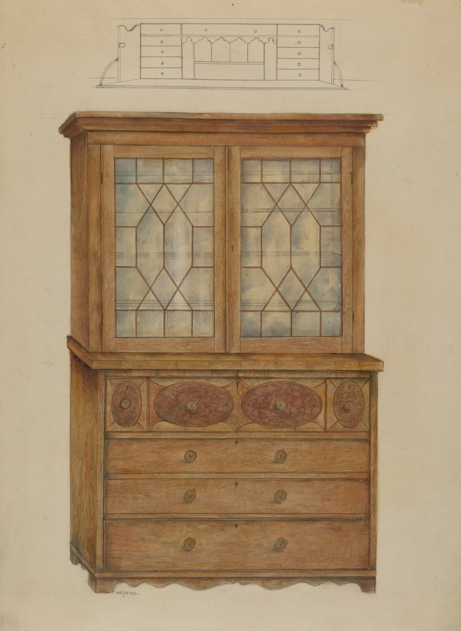 Bureau door Henry Meyers