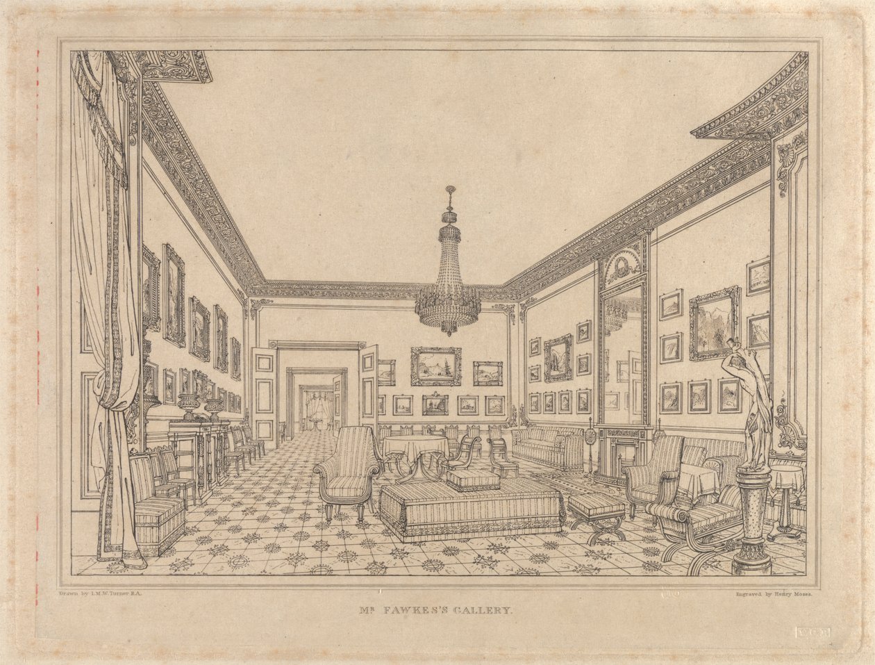 Galerij van de heer Fawkes door Henry Moses