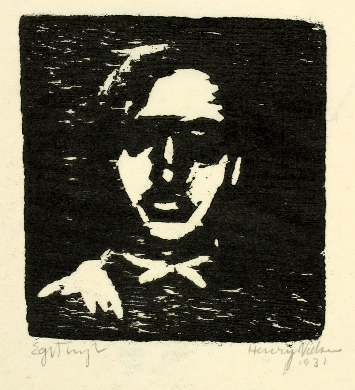 Mannenportret door Henry Nielsen