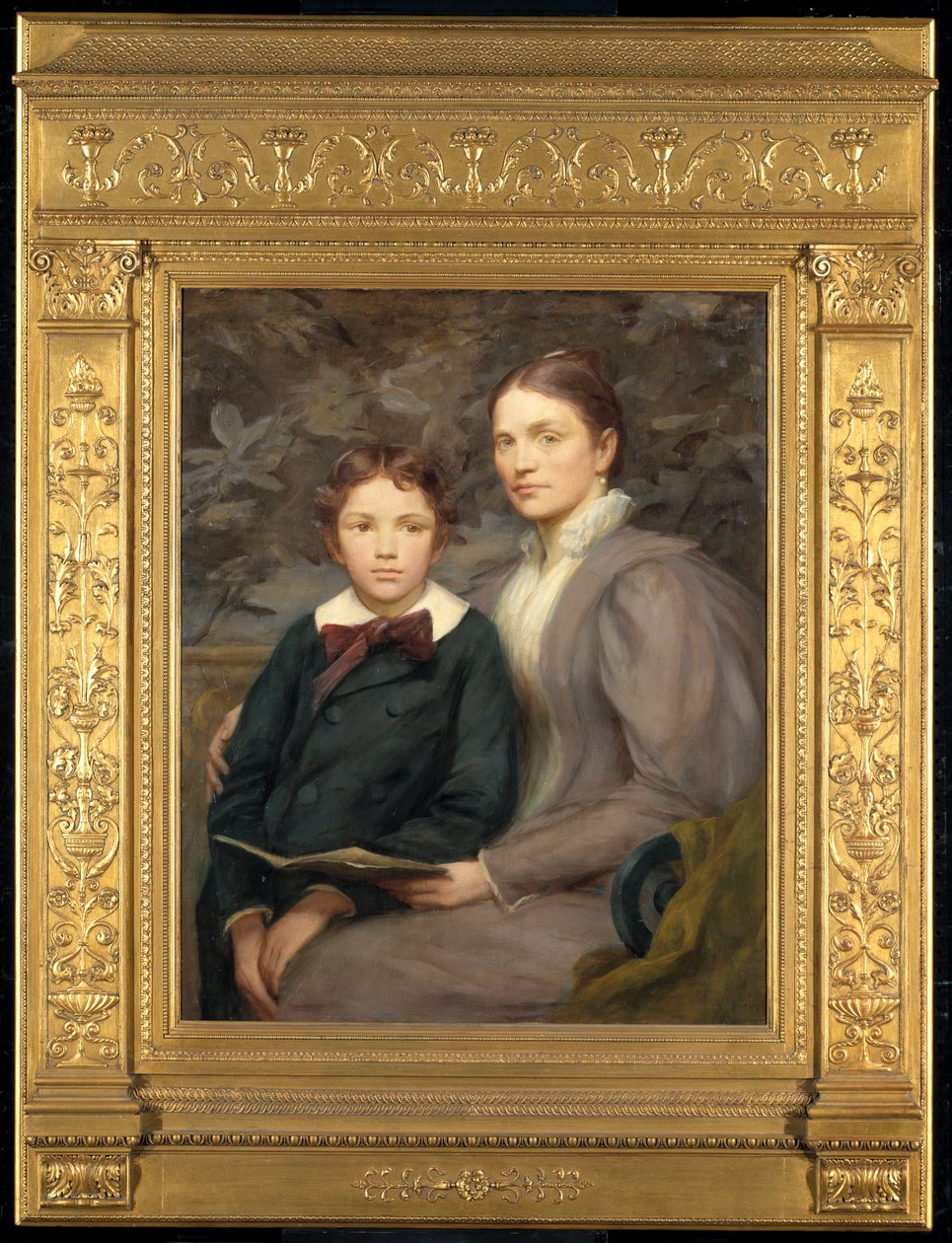 Mevrouw William T. Evans en Haar Zoon door Henry Oliver Walker
