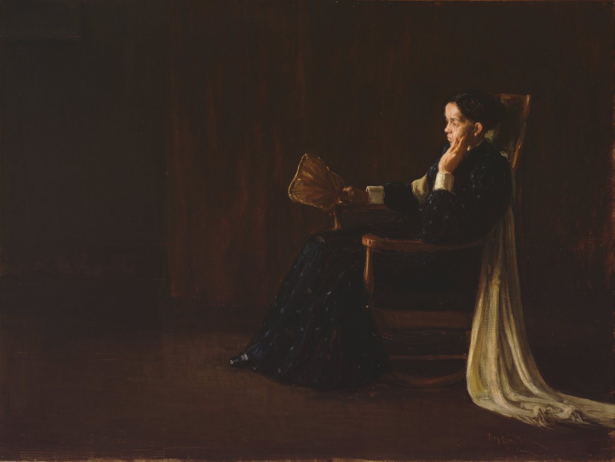 Portret van de moeder van de kunstenaar door Henry Ossawa Tanner
