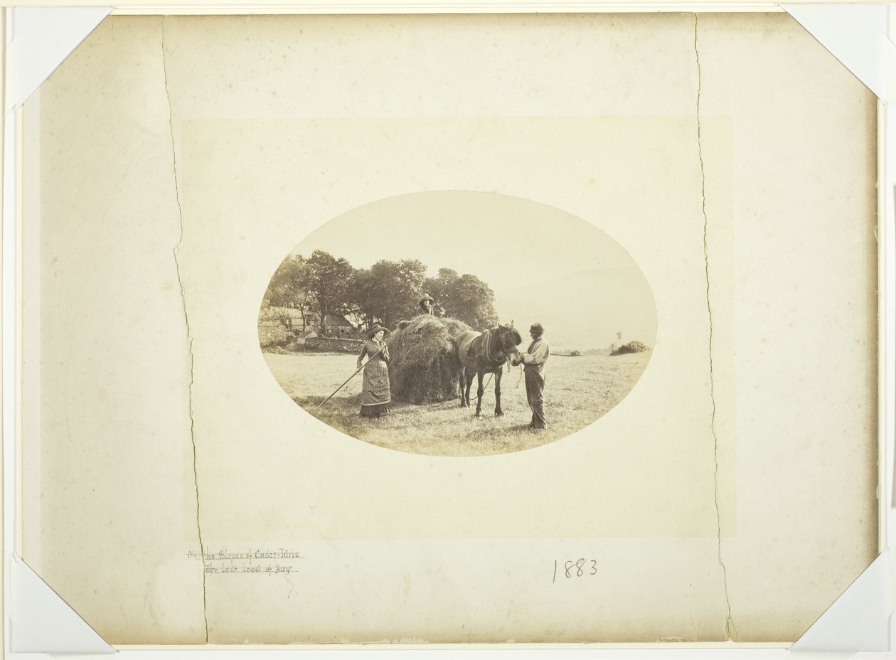 Op de Hellingen van Cader-Idris, De Laatste Lading Hooi door Henry Peach Robinson
