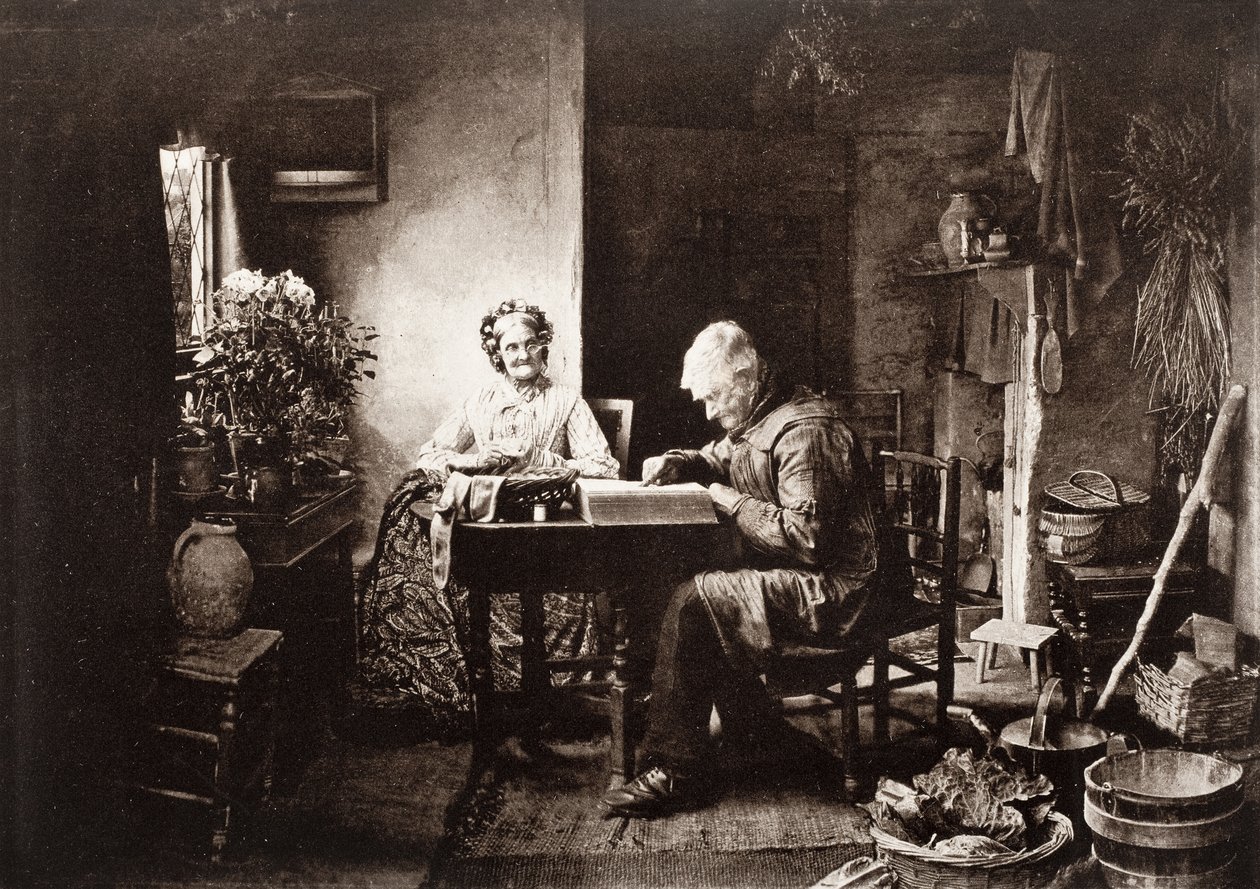 Wanneer het werk van de dag gedaan is door Henry Peach Robinson