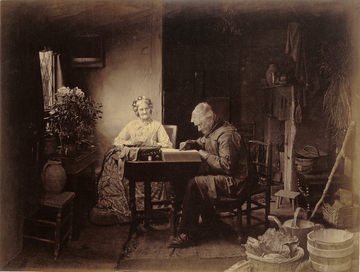 Wanneer het werk van de dag gedaan is door Henry Peach Robinson