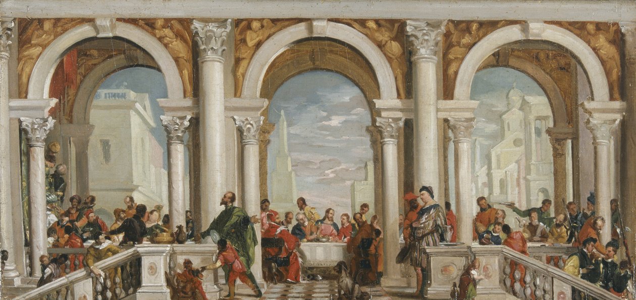 Het feest in het huis van Levi door Henry Penry Williams