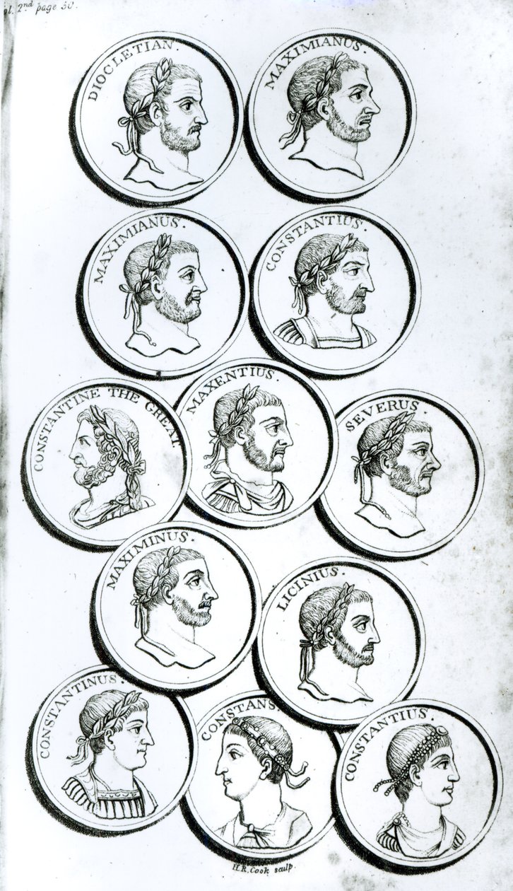 Portretten van Romeinse keizers, uit 