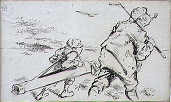 De Onhandige Golfer, illustratie uit 