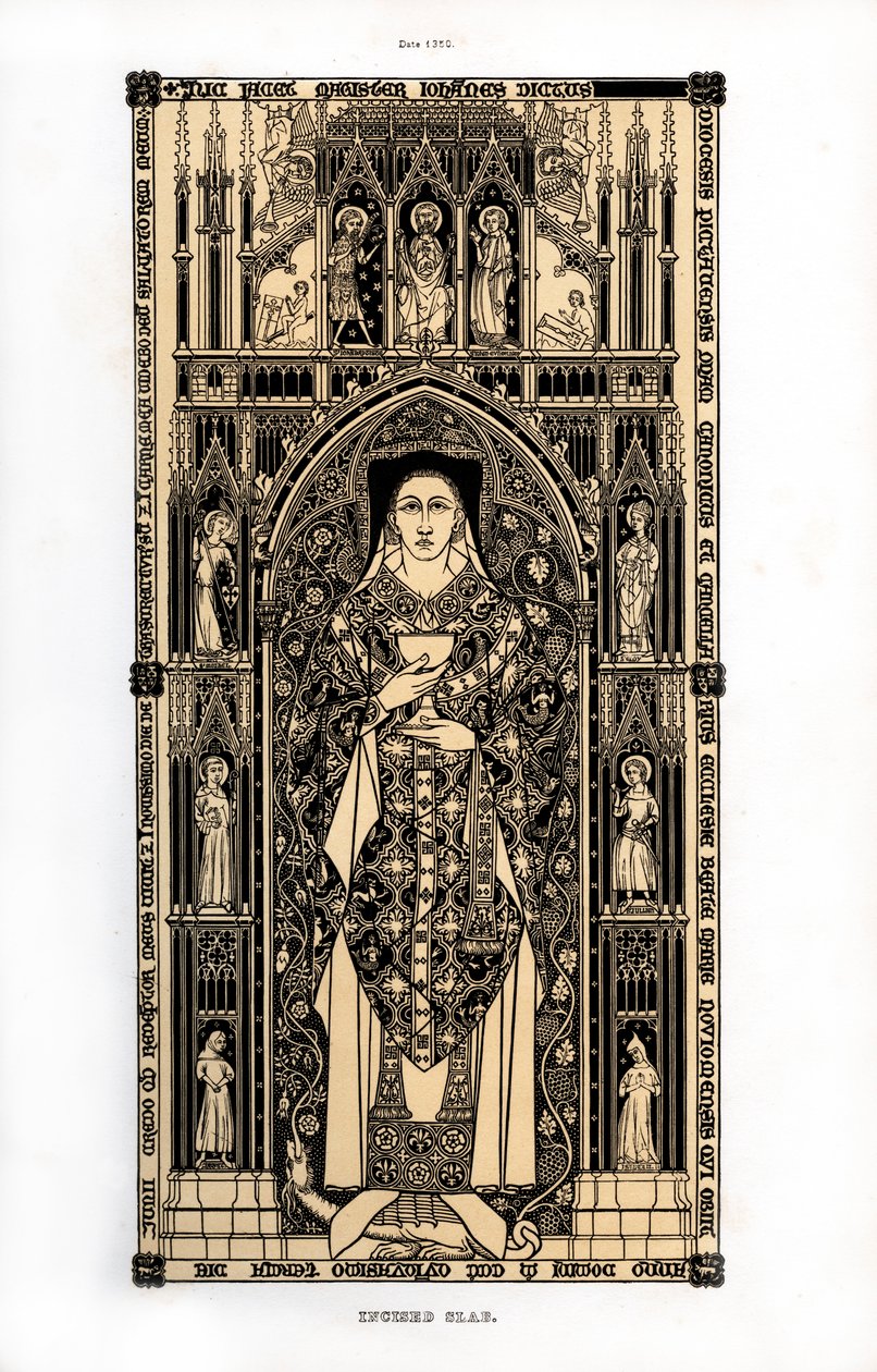 De kanunnik van Poitiers, ca. 1350 door Henry Shaw