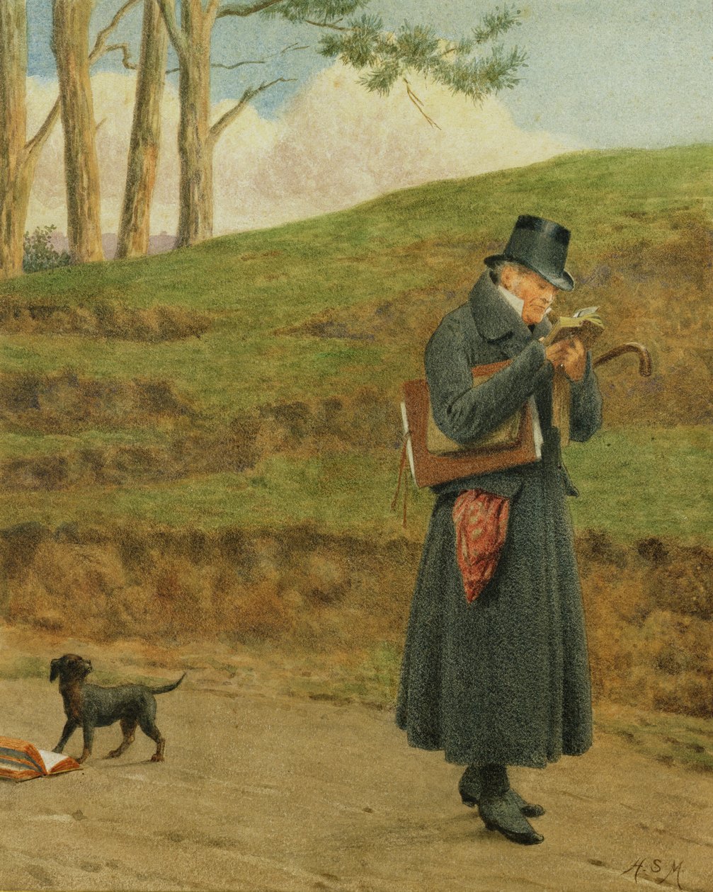 De boekenwurm door Henry Stacey Marks