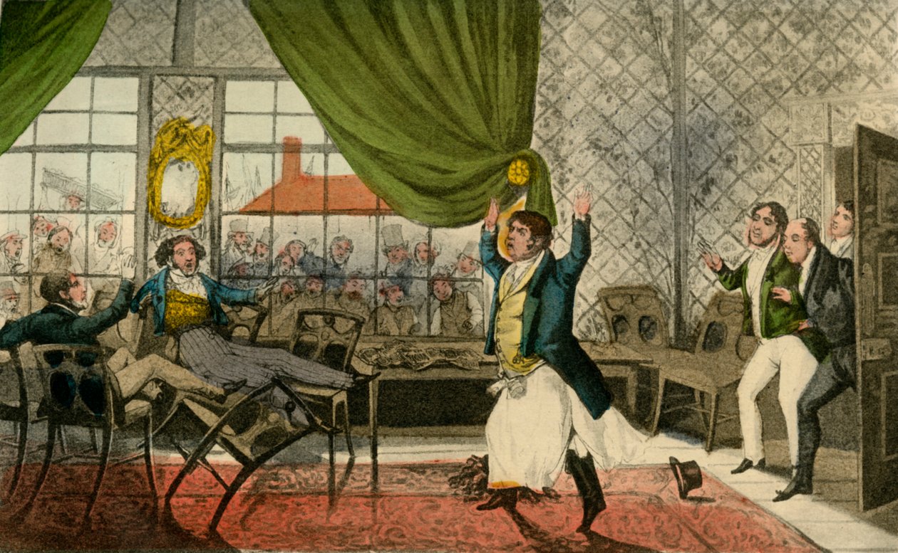 Oh Heren! Heren! hier is een betreurenswaardig voorval, 1838 door Henry Thomas Alken