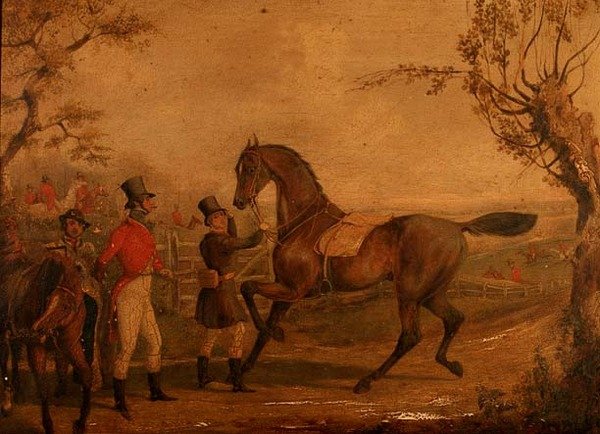 Voorbereiding voor de jacht door Henry Thomas Alken