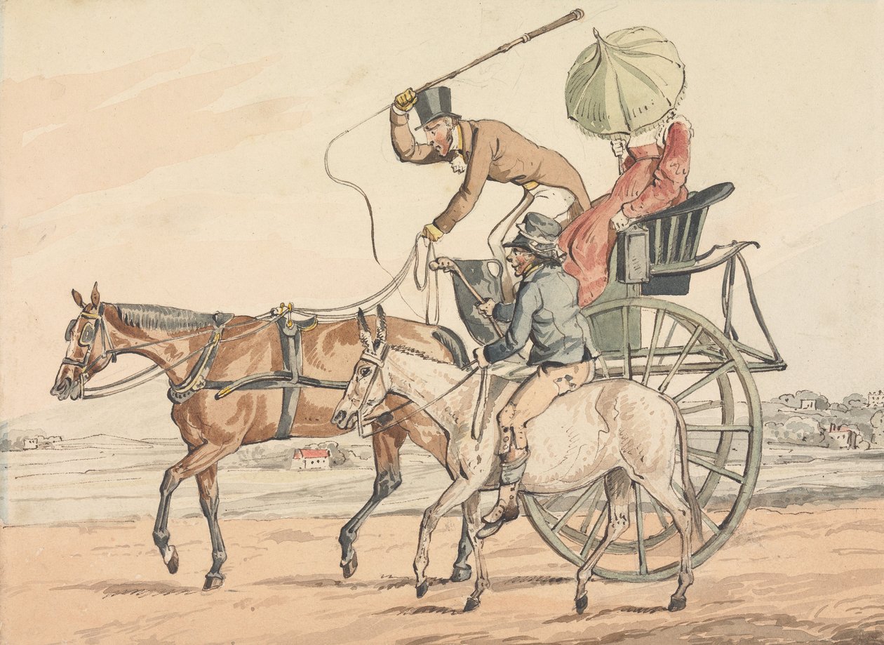 „Sportieve ontdekkingen, of de ellende van het mennen:” ... U ontdekt dat u een betrouwbaar paard hebt gekregen door Henry Thomas Alken