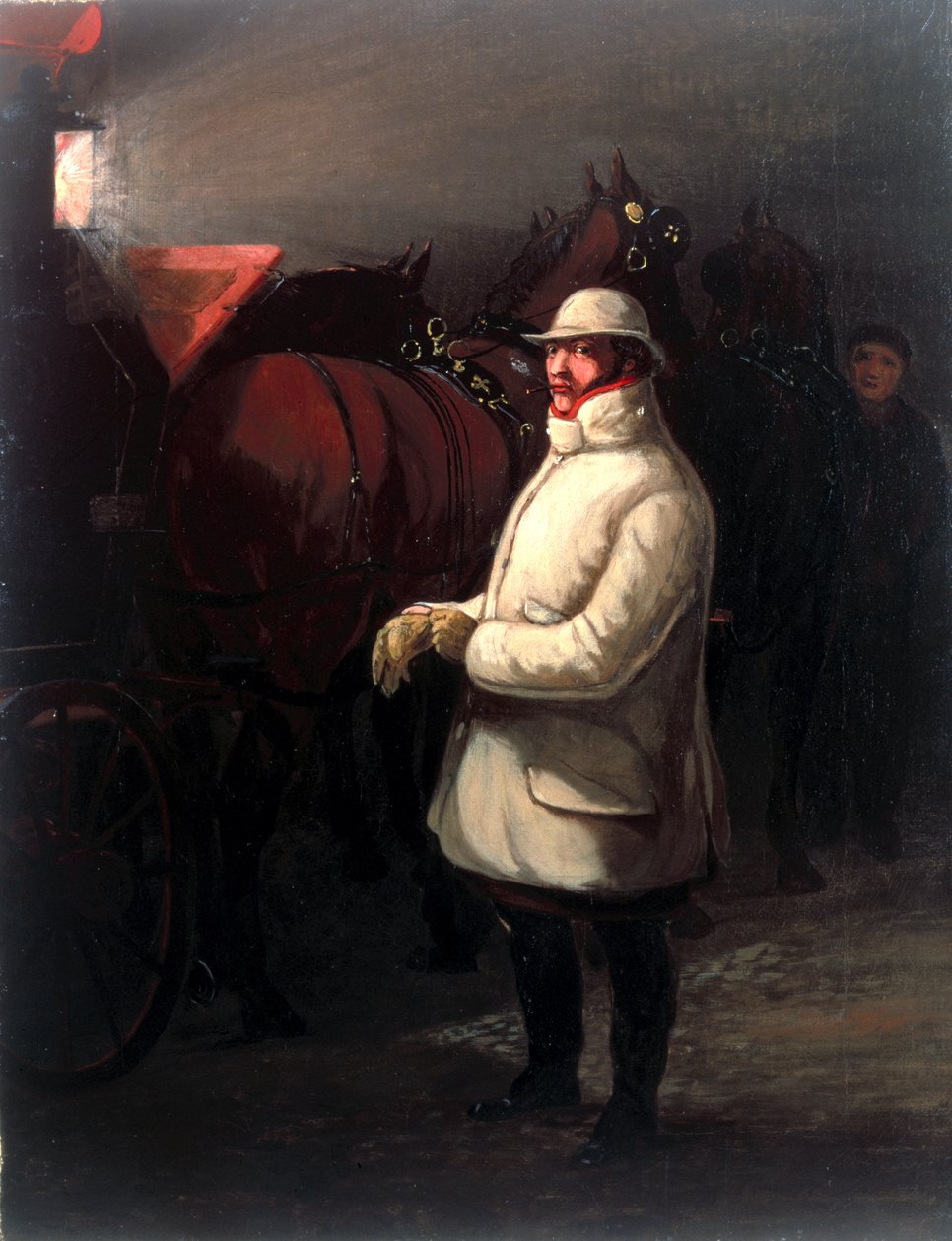 De bestuurder van de postkoets, 1832 door Henry Thomas Alken