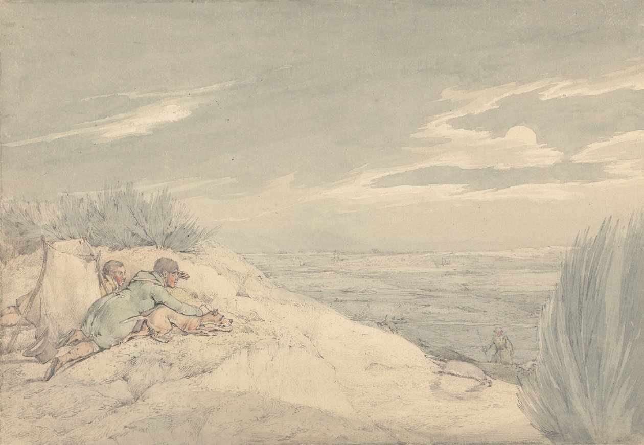 “De nationale sporten van Groot-Brittannië” 1821: Dassenvangst door Henry Thomas Alken