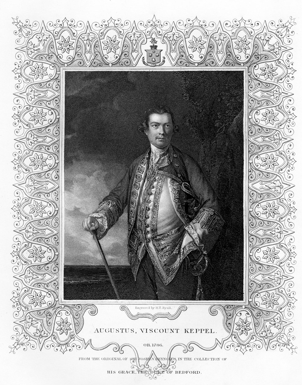 Augustus Keppel, Burggraaf Keppel door Henry Thomas Ryall