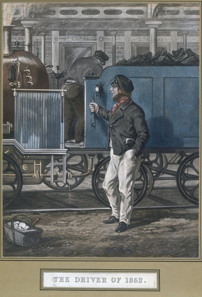 De bestuurder van 1852, gegraveerd door John Harris (1811-65) gepubliceerd 26 mei 1852 door Henry Thomas after Alken