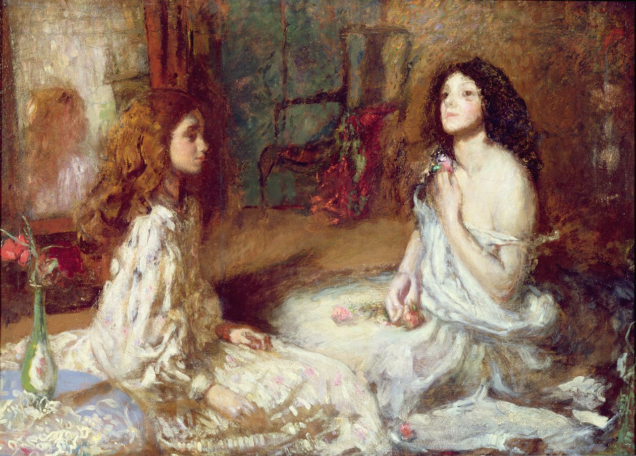 Het toilet door Henry Tonks