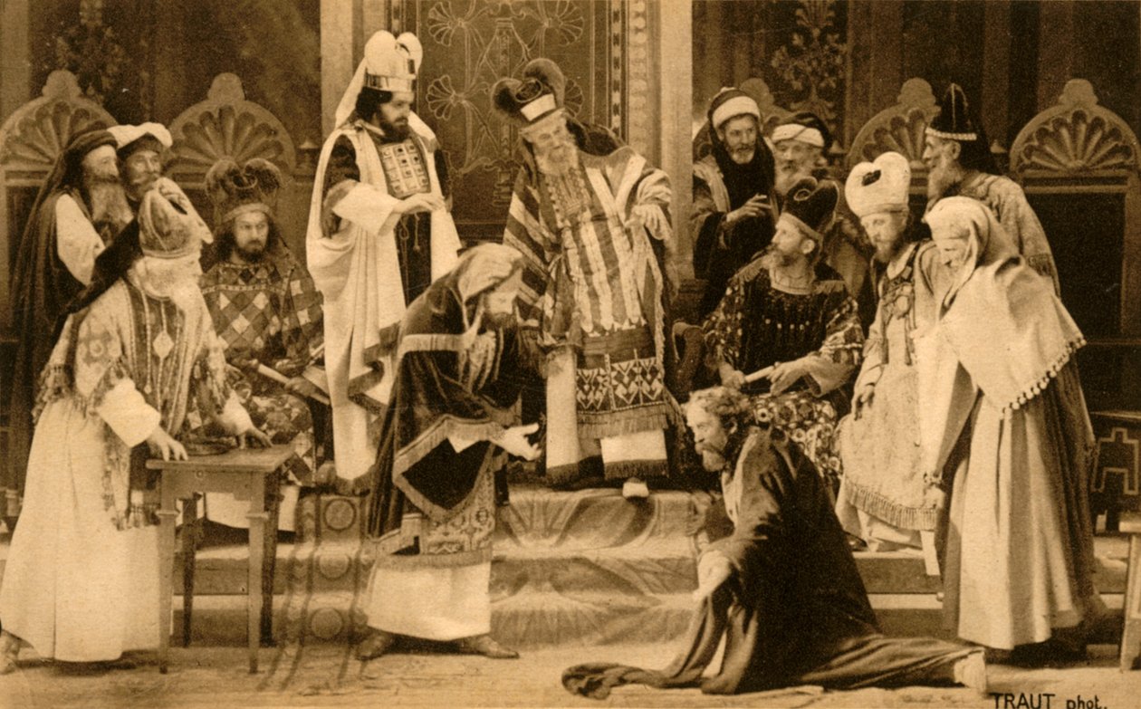 Judas voor het Sanhedrin, 1922 door Henry Traut