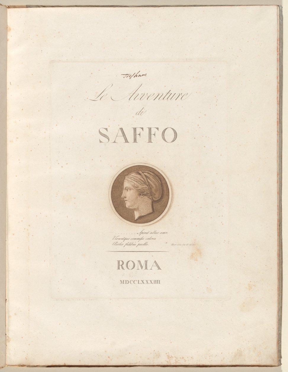 Le Avventure di Saffo door Henry Tresham