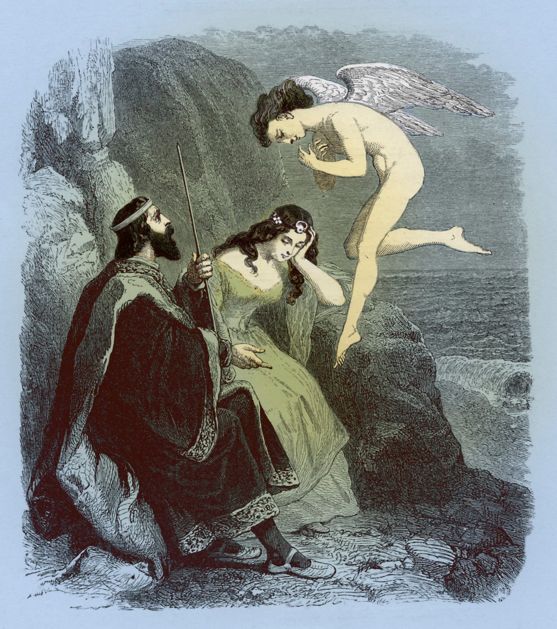 De Tempest - Shakespeare door Doré door Henry Vizetelly
