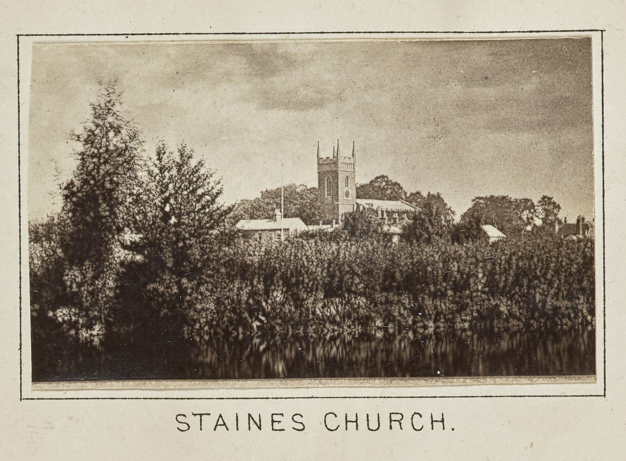 Kerk Staines door Henry W. Taunt