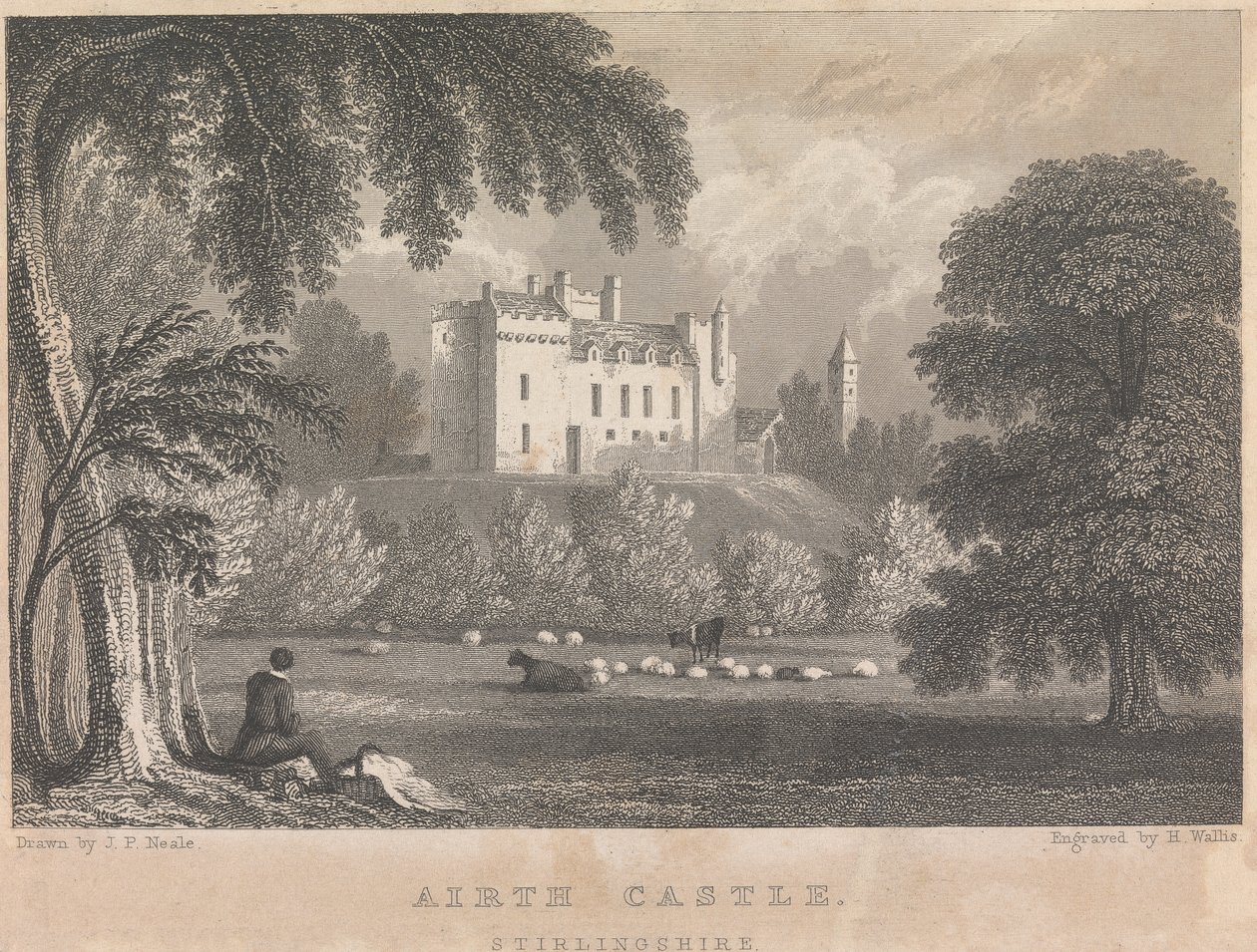 Airth Castle, Stirlingshire; pagina 4 (Volume Eén) door Henry Wallis