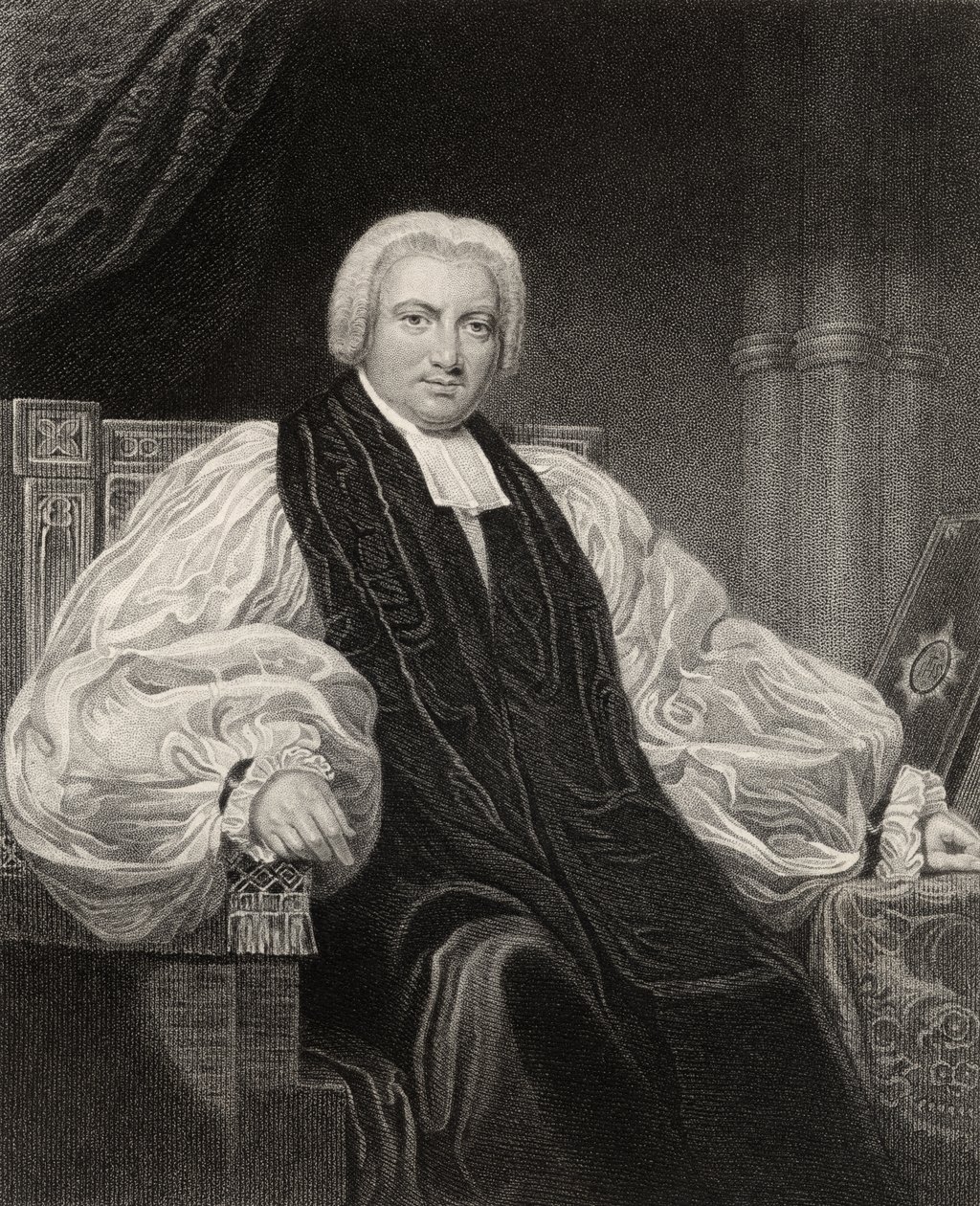 Bisschop Henry Ryder, gegraveerd door T. Woolnoth, uit 