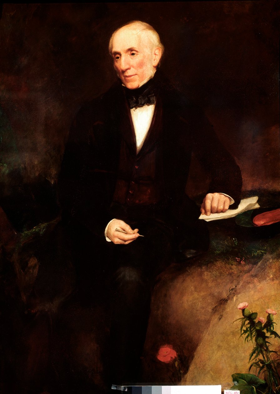 Portret van William Wordsworth, Britse dichter door Henry William Pickersgill