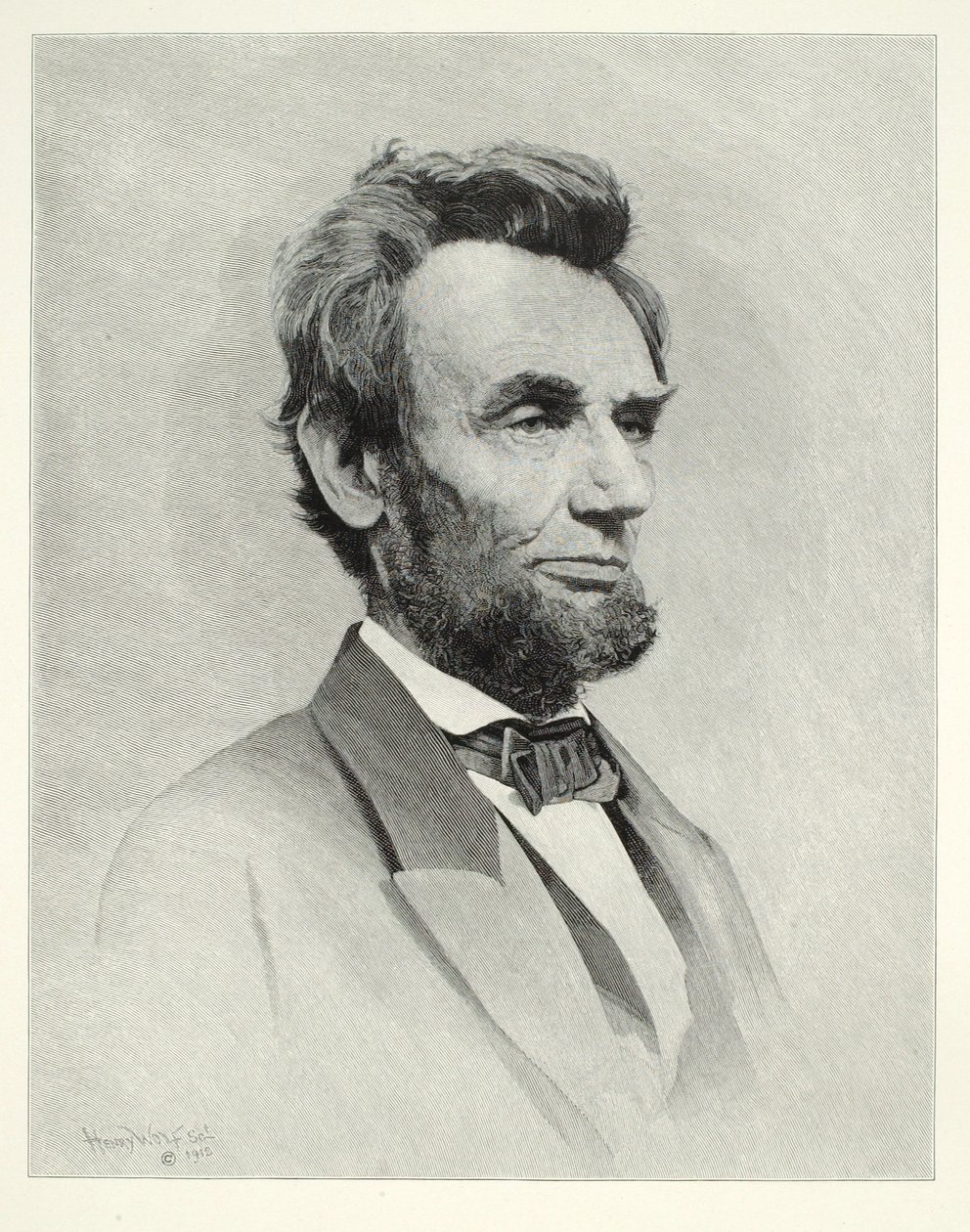 Abraham Lincoln door Henry Wolf