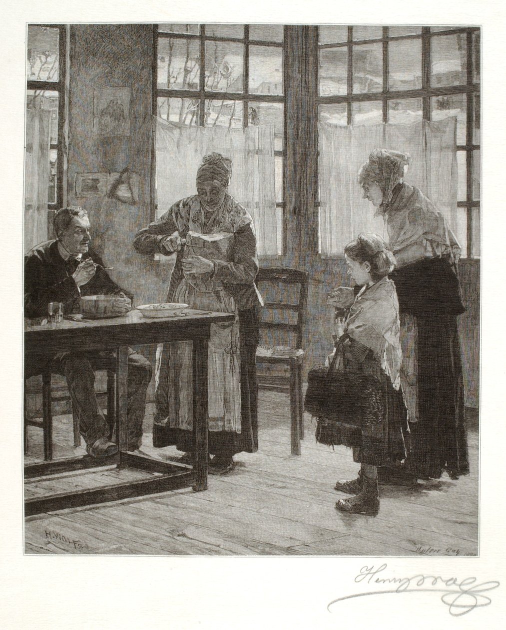 Liefdadigheid door Henry Wolf