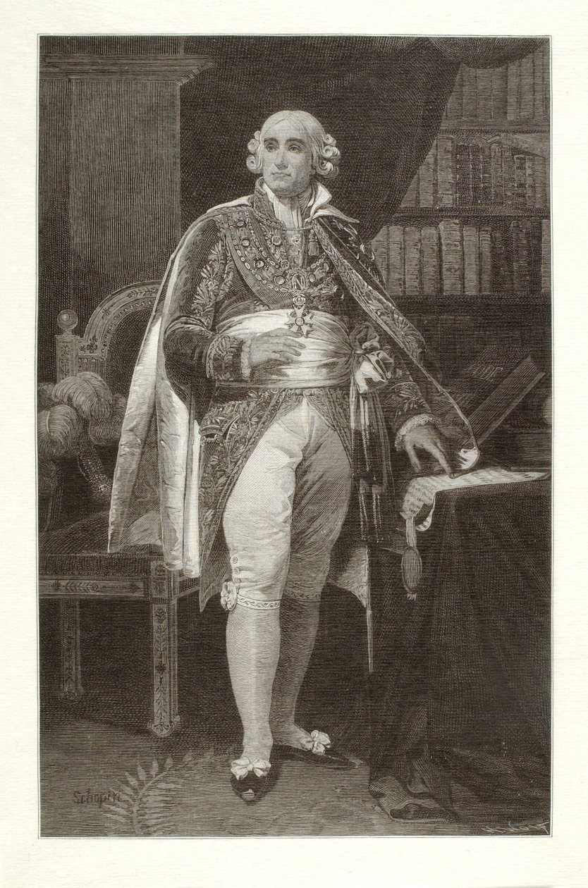 Jean Jacques Regis de Cambaceres, hertog van Parma door Henry Wolf