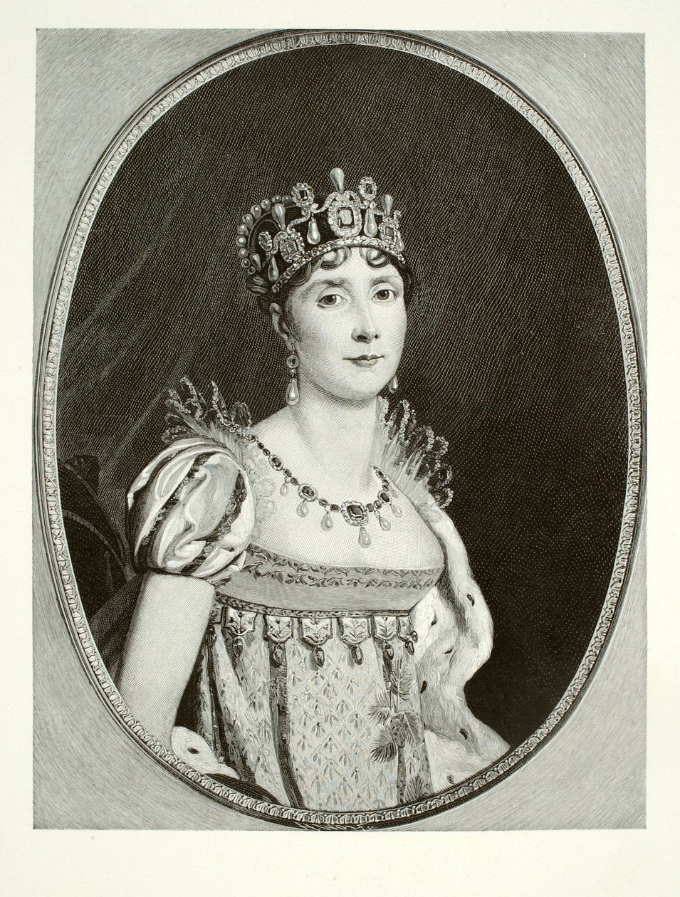 Josephine als keizerin door Henry Wolf