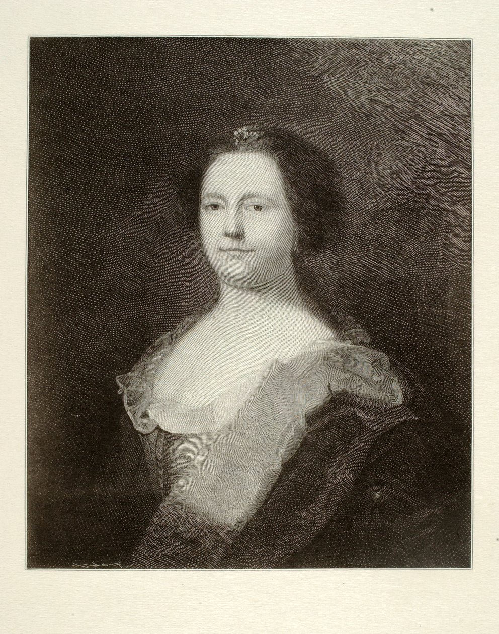 Mrs. Deborah Franklin door Henry Wolf