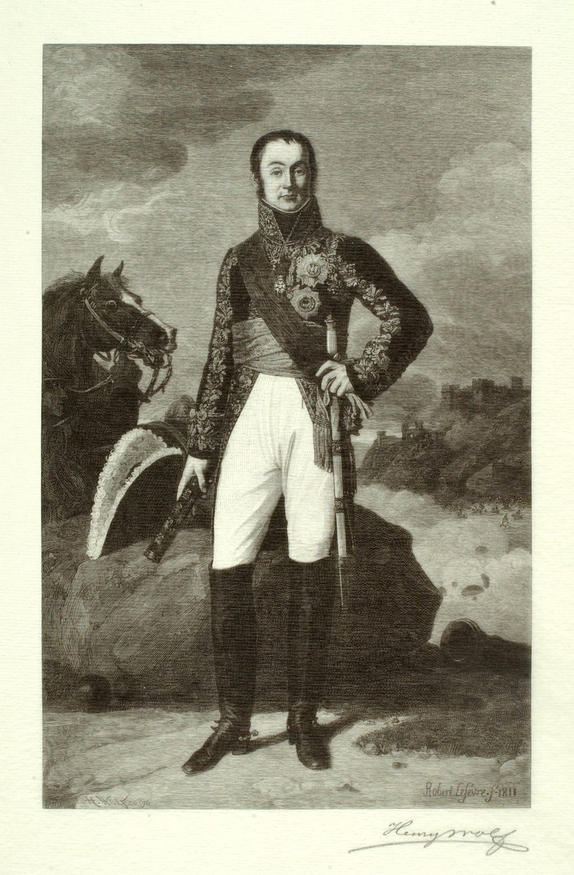Nicolas Charles Oudinot door Henry Wolf