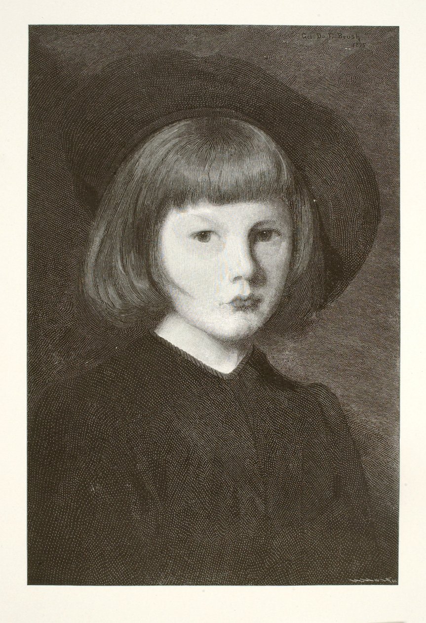 Portret van Jerome, zoon van de kunstenaar door Henry Wolf