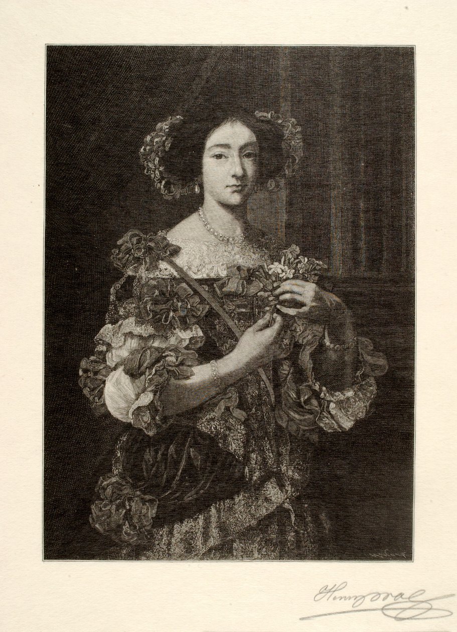 Portret van een dame door Henry Wolf