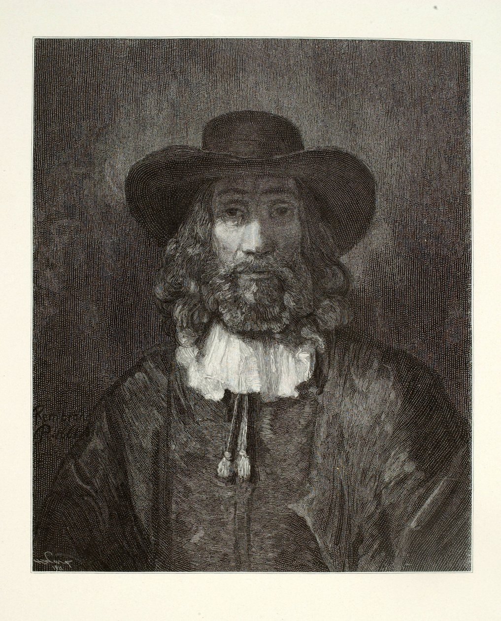 Portret van een man door Henry Wolf