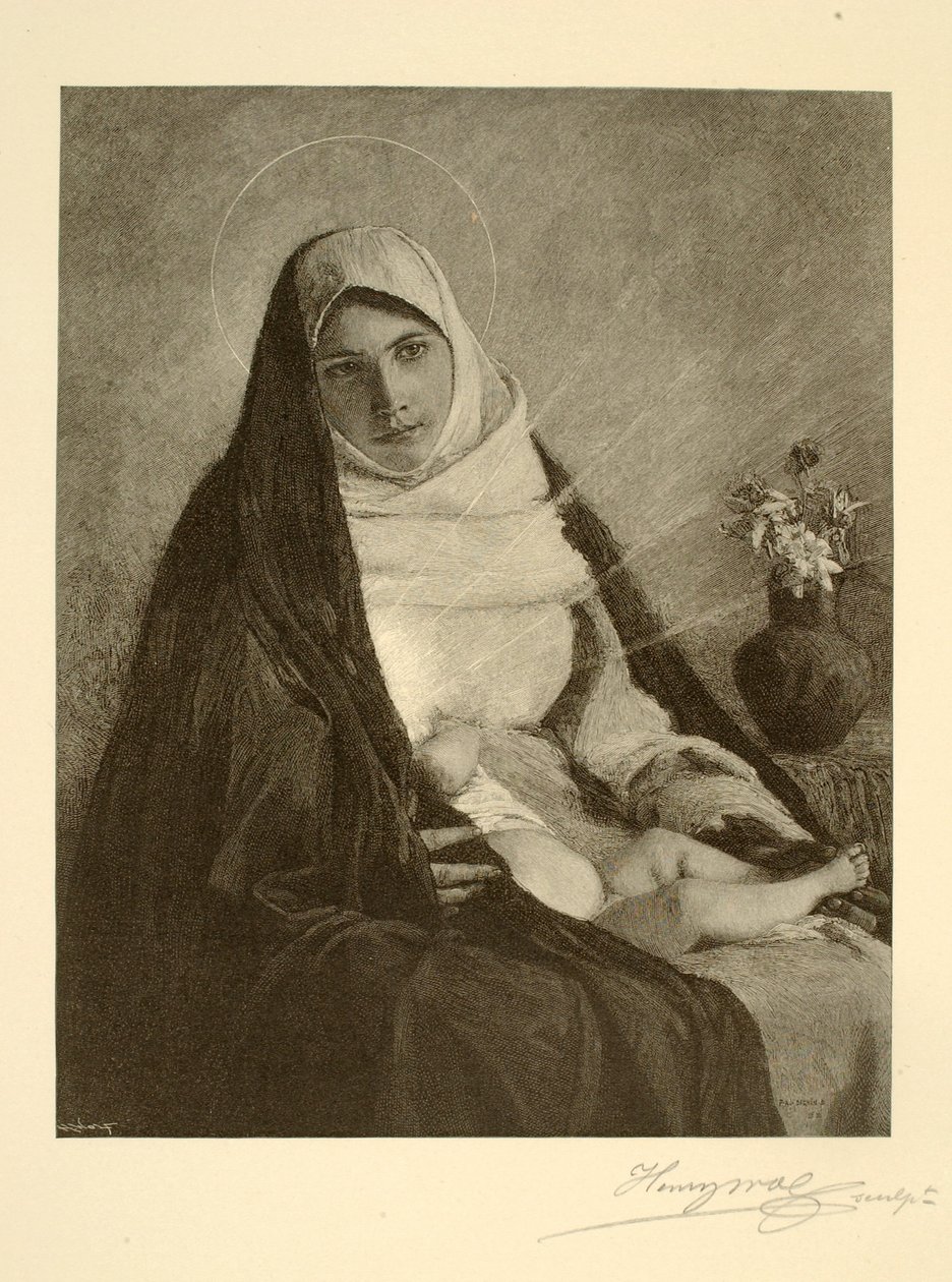 De Madonna van de Roos door Henry Wolf