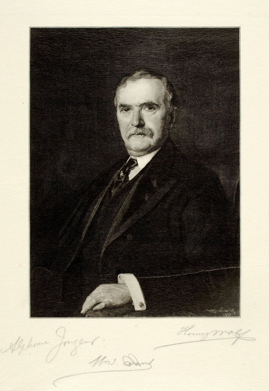 William Thomas Evans door Henry Wolf