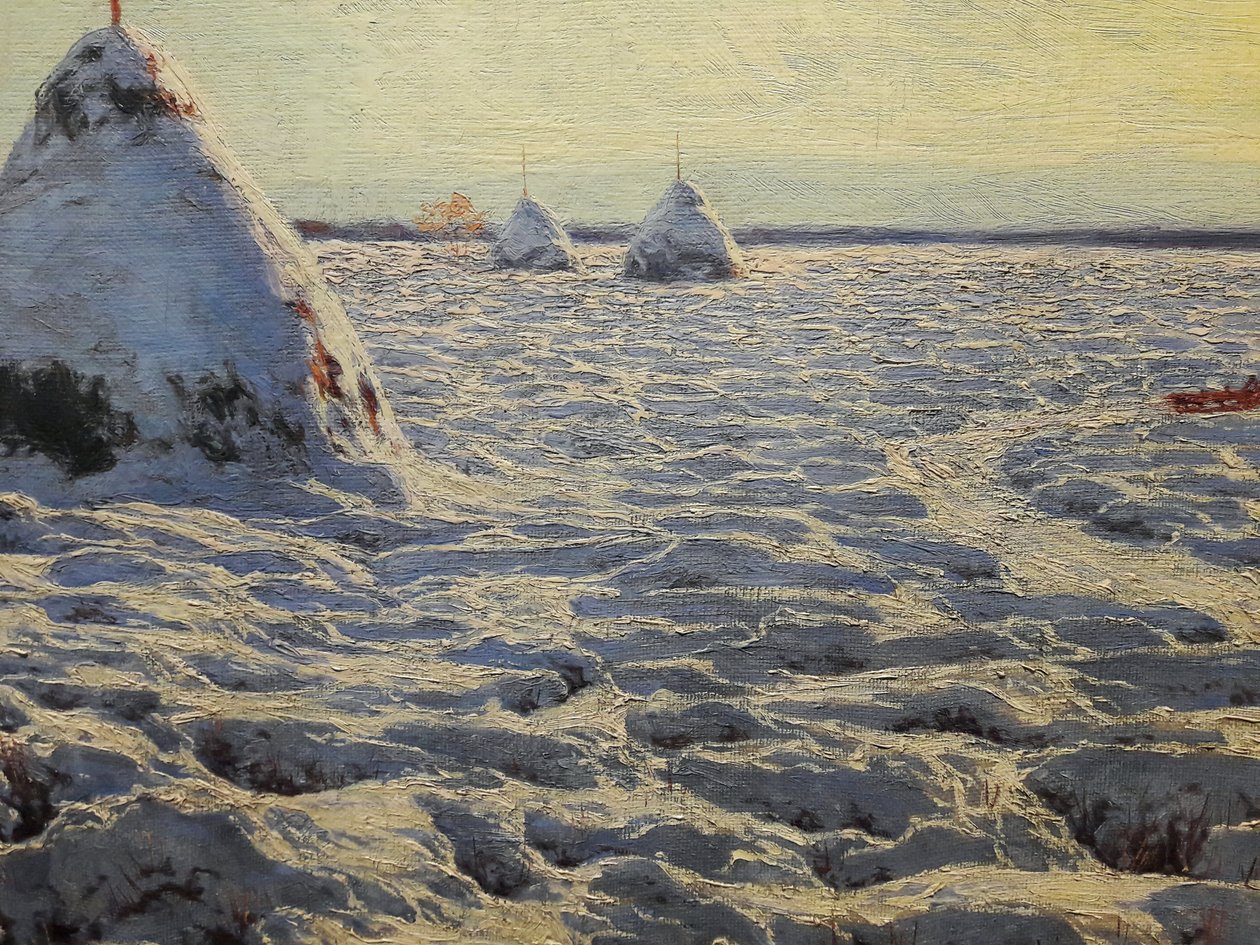 Litouwse moerassen onder sneeuw door Henryk Weyssenhoff