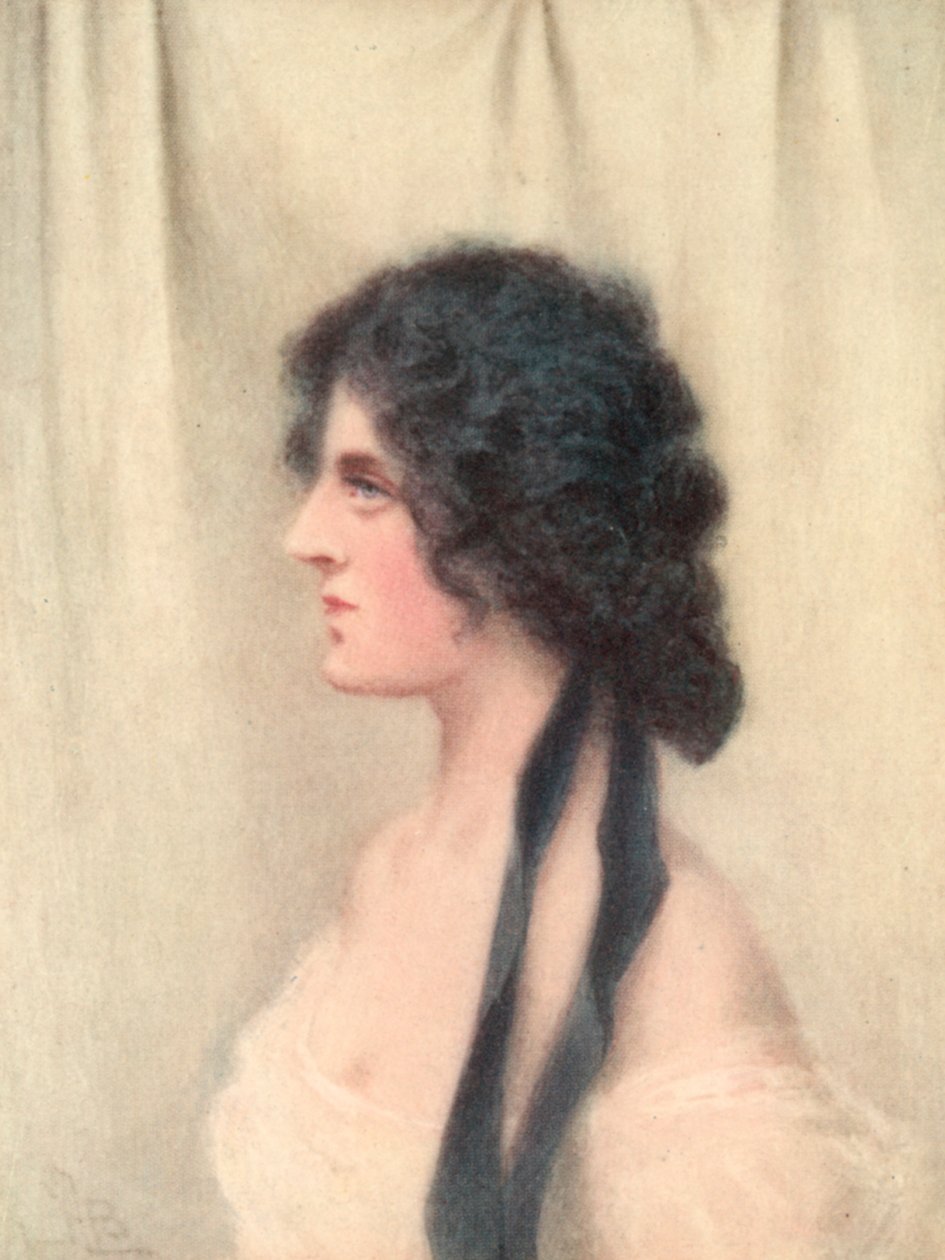 De carrière van Beauchamp: Renee de Croisnel (kleurenlitho) door Herbert Bedford