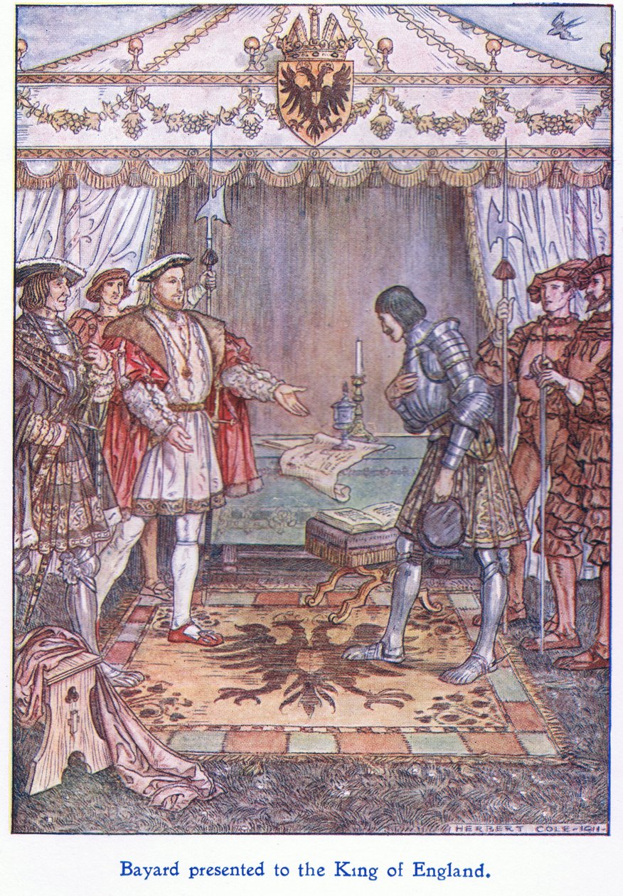 Bayard gepresenteerd aan de koning van Engeland (Hendrik VIII) door Herbert Cole