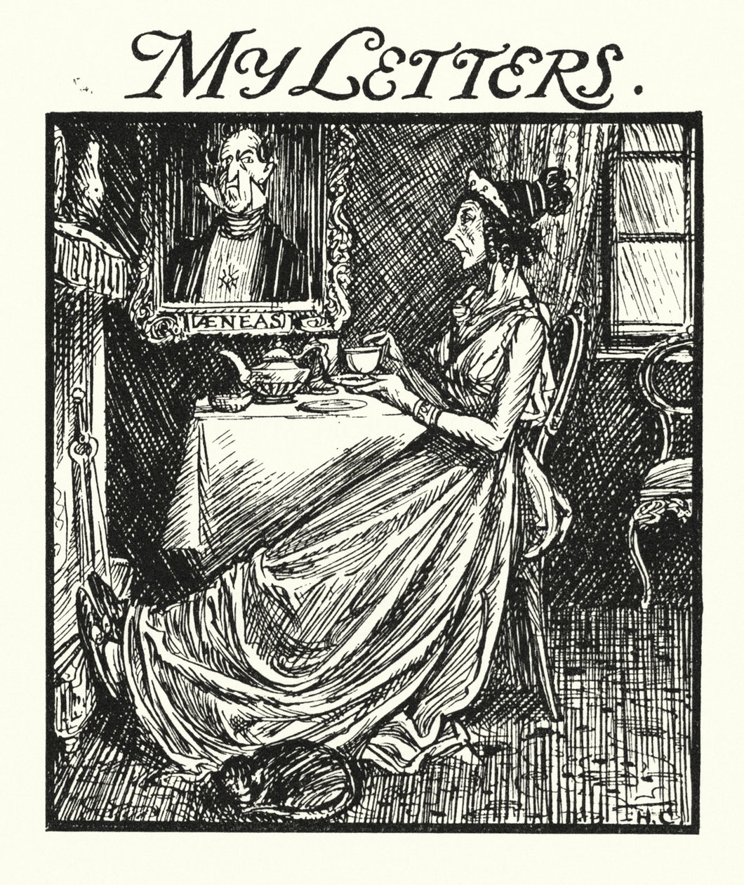 De legendes van Ingoldsby: Mijn brieven (litho) door Herbert Cole