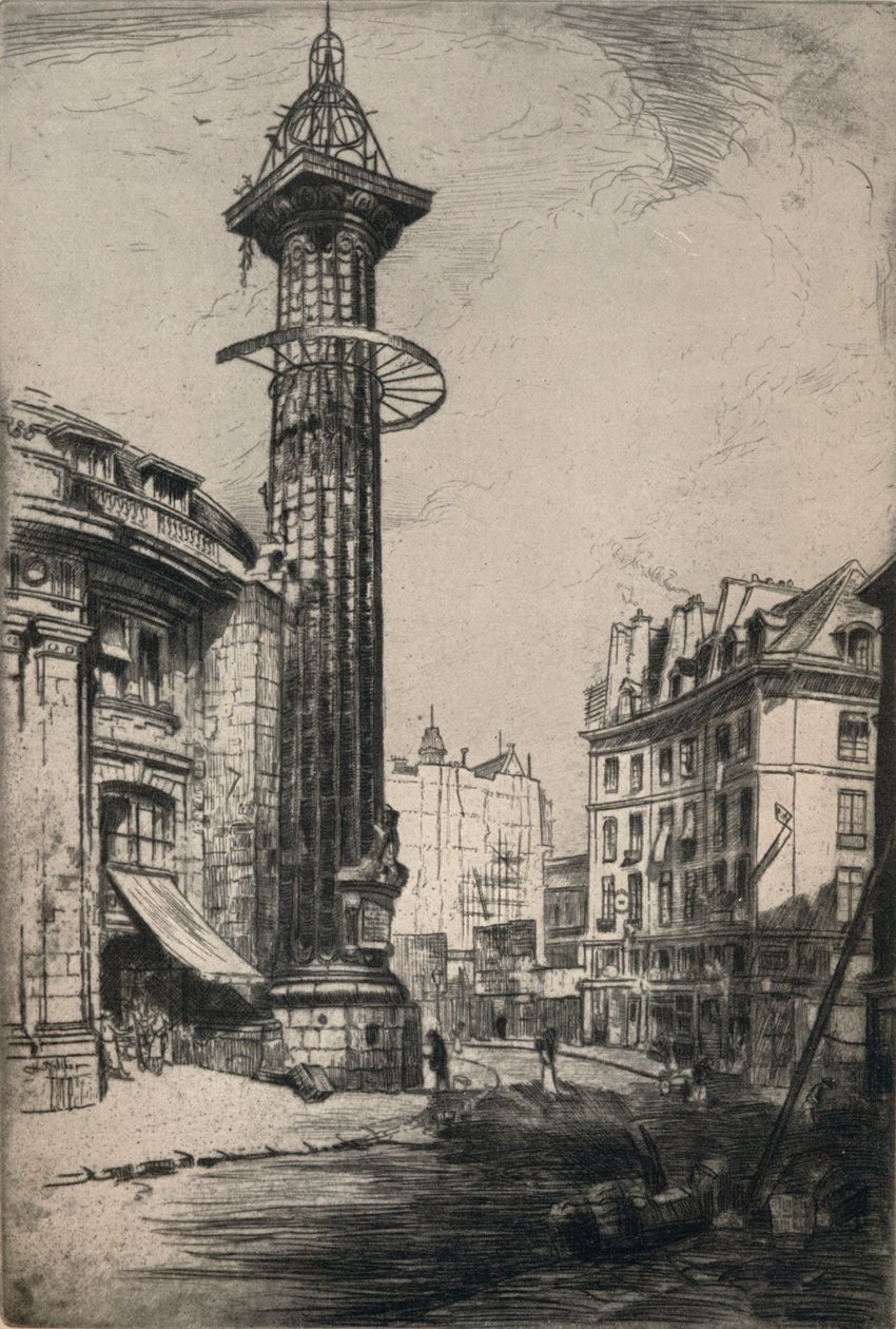 De astrologische kolom van Catherine de Medici, 1915 door Herbert Hillier