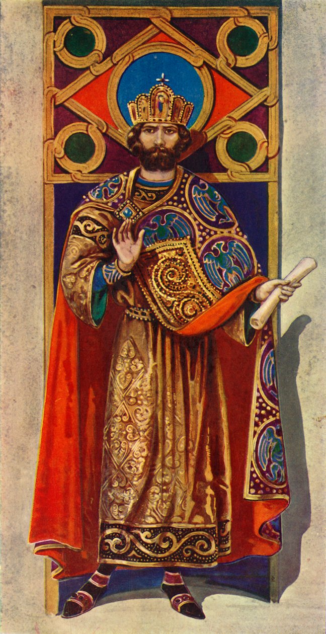 Een Byzantijnse Keizer van de Achtste en Negende Eeuw, A.D., 1924 door Herbert Norris