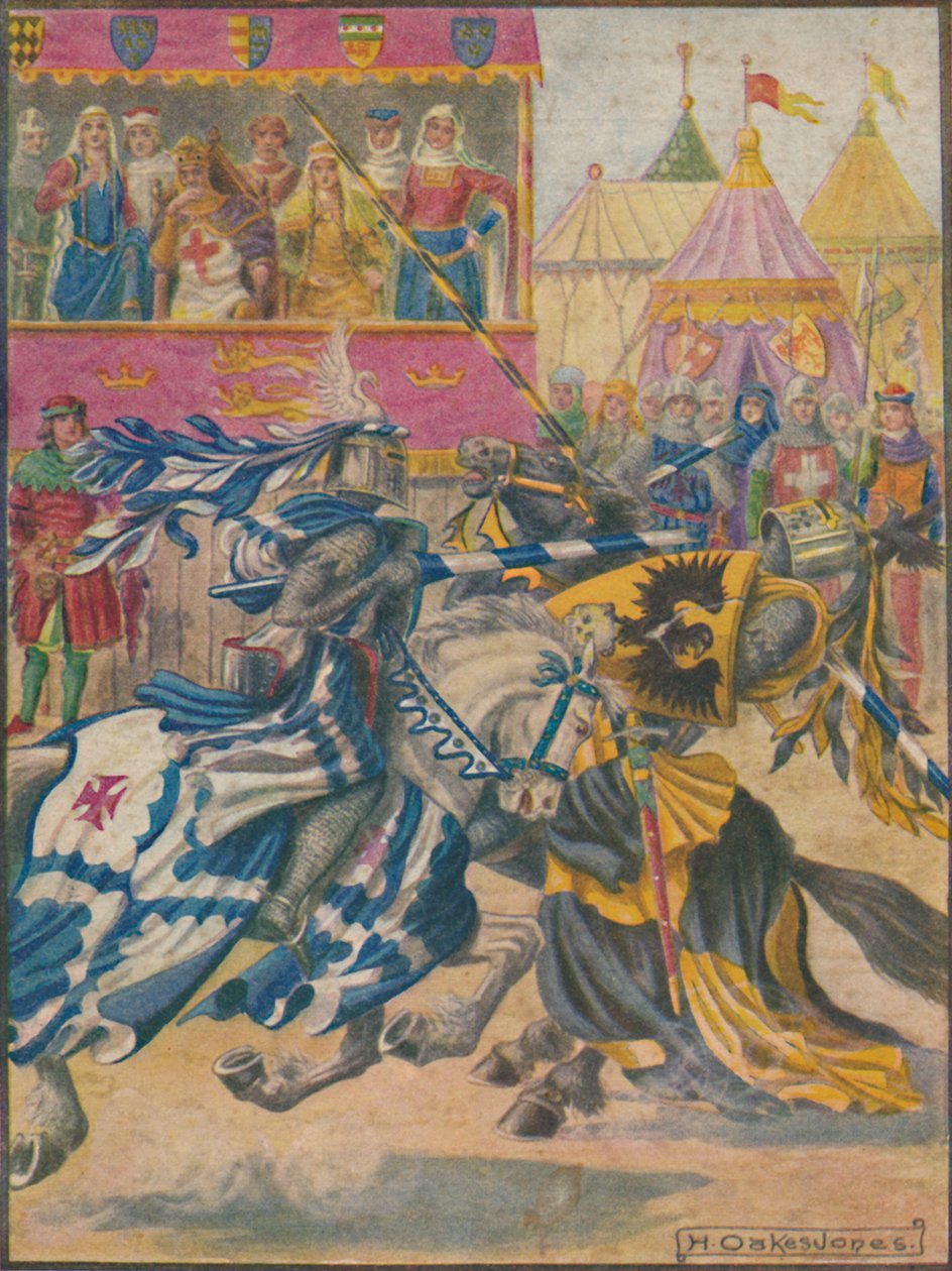 Tornooigevecht, 1929 door Herbert Oakes Jones