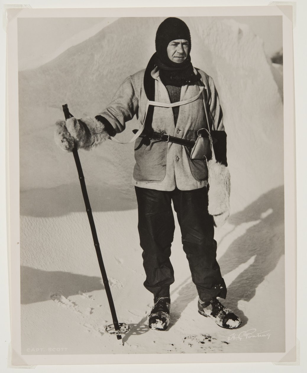 Kapitein Scott (1868-1912) tijdens de Terra Nova-expeditie (1910-13) naar de Zuidpool door Herbert Ponting